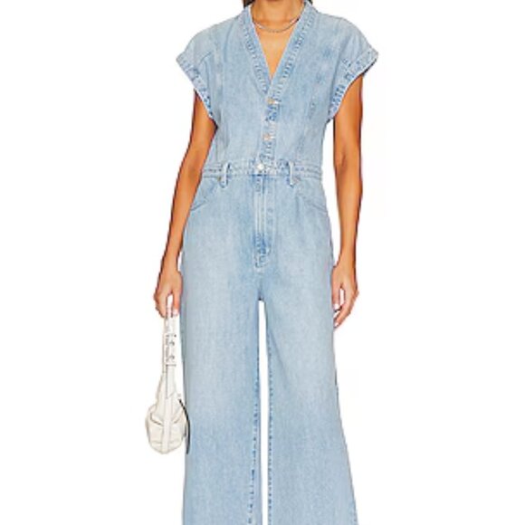 Etica Celestine Wide Leg Jumpsuit in Mountain Air NWT - Picture 2 of 11